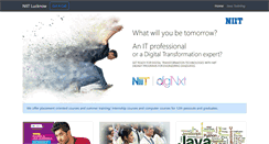 Desktop Screenshot of niitlucknow.com